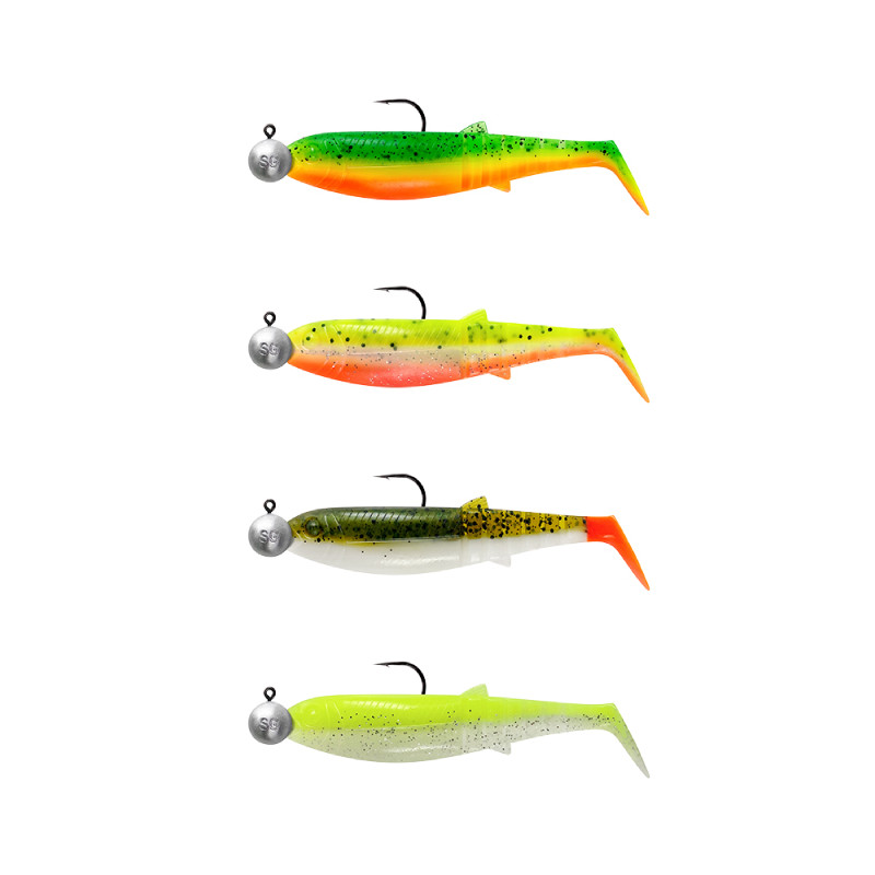 CANNIBAL SHAD 8CM 5G DARKWATER MIX 4PCS Savage Gear - 1